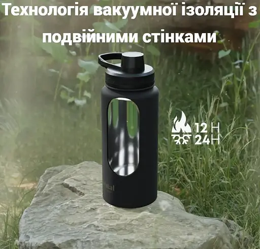 Пляшка для води Smartshake Bohtal Insulated Sports Bottle 960 ml/32 oz Pink металева з подвійною вакуумною ізоляцією (11280101) - фото 5