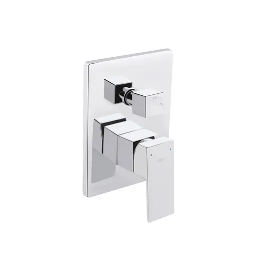 Душова система прихованого монтажу Qtap Aquarius на два споживача QTAQA64103NGC Chrome, Хром - фото 2