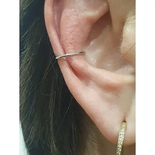 Срібна сережка-пірсинг Ірій в ніс/брову/хелікс. 6016 - фото 3