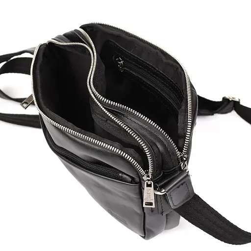 Чоловіча шкіряна сумка TARWA 28х18.5х5 см sum0025447 - фото 2