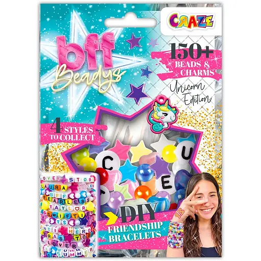 Набір для творчості Craze Бусини і шарми BFF 150 шт. (69431) - фото 1