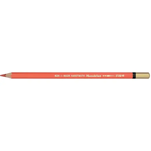 Олівець акварельний Koh-i-Noor Mondeluz scarlet red dark багряний темно-червоний (3720/48)