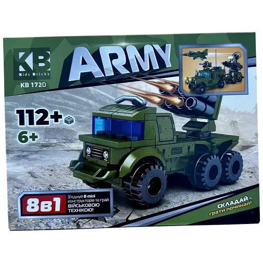 Конструктор Limo Toy Військовий Транспорт, 83 деталі (KB 172) 112