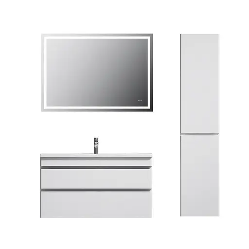 Тумба з умивальником AM.PM Hit підвісна 100 см білий M93A-FHX01002-WC01002WG38 Білий - фото 5