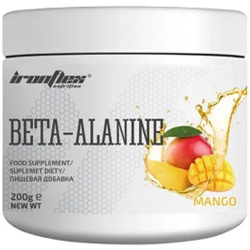 Бета-аланін IronFlex Beta-Alanine, 200 грам для підвищення витривалості - Манго