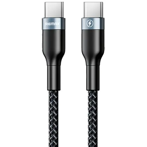 Кабель Remax Sury 2 Type-C to Type-C PD 3А 1 м черный (RC -010-b) - фото 1