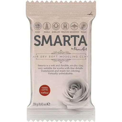 Пластика самозастигаюча Smarta Терракотова 250 г - фото 1