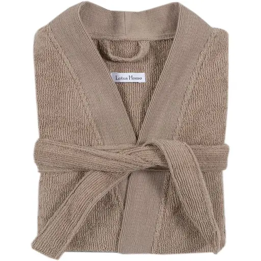 Халат-кімоно Lotus Home Vera бежевий S/M (svt-2000022350709)  - фото 1