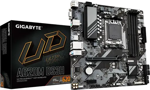 Mатеринська плата Gigabyte A620M DS3H Socket AM5 (A620M DS3H)