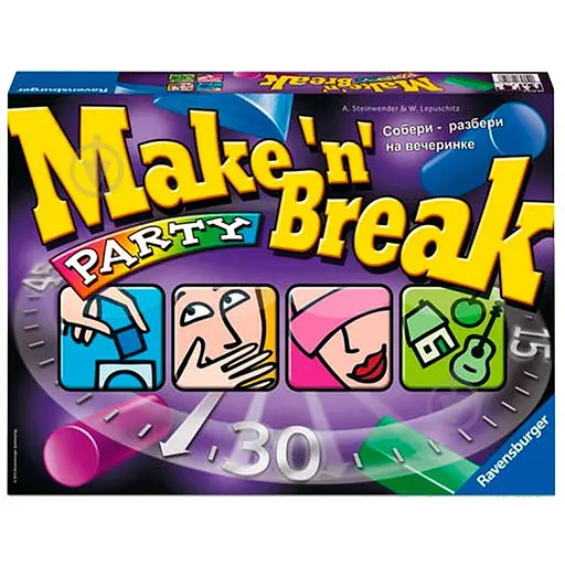 Настольная игра Ravensburger Собери-разбери. Вечеринка (Make'n'Break Party) (26612) - фото 1