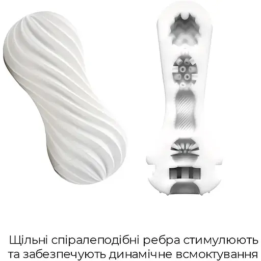 Мастурбатор Tenga Flex Silky White - фото 4