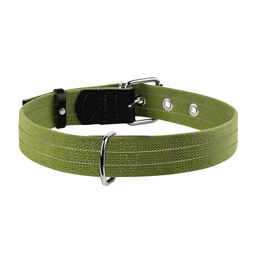 Ошейник для собак хлопчатобумажная тесьма CoLLaR Брезент (ширина 25мм длина 41-53см) - фото 2