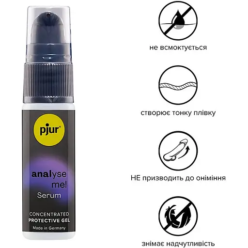 Розслаблювальний анальний гель Pjur Analyse me! Serum - фото 2