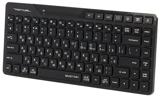 Клавіатура бездротова A4Tech FBK26C AS Black - фото 3