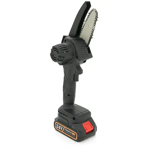 Акумуляторна ланцюгова пилка Mini Chain Saw 15cm, 24V, зарядний+акумулятор, Вох
