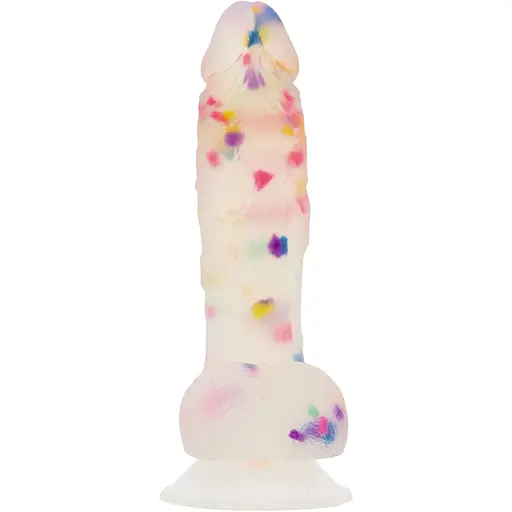 Фалоімітатор з конфетті Addiction - Party Marty 7.5 - фото 3