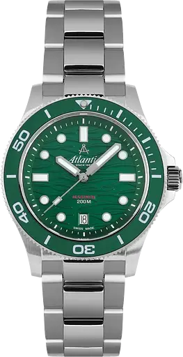 Часы Atlantic Mariner Quartz Wave Green 81376.41.79