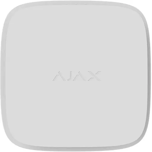 Ajax Датчик диму та температури FireProtect 2 RB Heat Smoke Jeweler, змінна батарея, бездротовий, білий