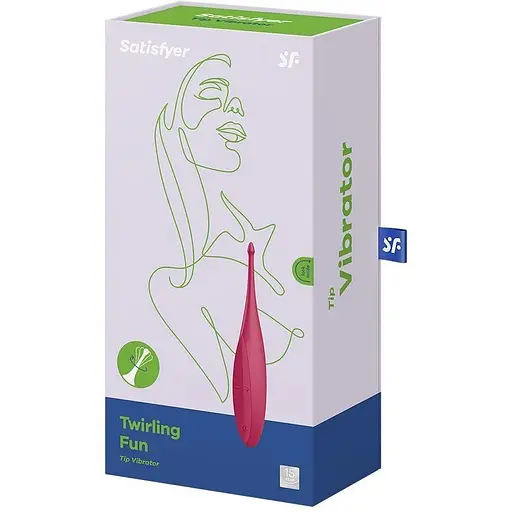 Вібратор для клітора Satisfyer Twirling Fun Червоний - фото 4