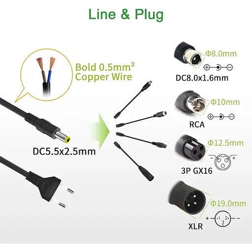 Зарядний пристрій 54.6V 3A для літій-іонних батарей 13S 48V - фото 6