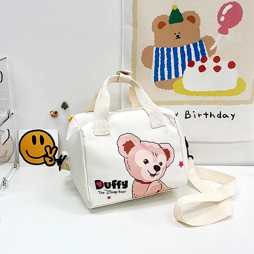 Сумочка текстильна Мультяшки, 1 відділення, знімний регульований ремінець, C67987 (В асортименті) - фото 3