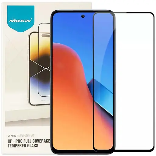 Защитное стекло Nillkin (CP+PRO) для Xiaomi Redmi 12 / Poco M6 Pro 5G / Redmi 13 / Poco M6 4G Черный - фото 2