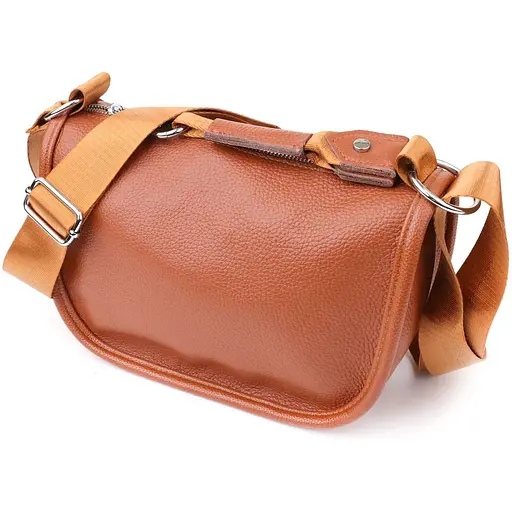 Полукруглая сумка для женщин Vintage из натуральной кожи 26х15х12 см sum0027613 - фото 1