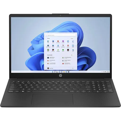 Ноутбук HP 15.6 Laptop 15-fc0262ua FHD/Ryzen 5 7520U/16GB/512SSD/Radeon/DOS/Jet Black (C78SGEA) - фото 1