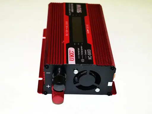 Преобразователь постоянного тока 500W SSK AC/DC инвертор для автомобиля 12В-220В с LCD-дисплеем - фото 2