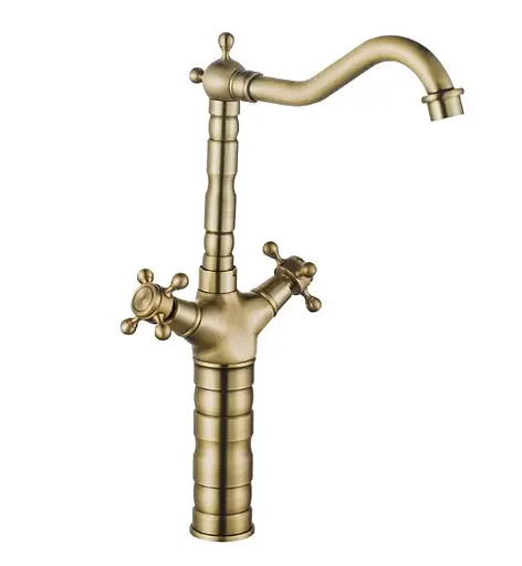 Смеситель для кухни Rea Rustico brushed gold REA-B5521 Золотой - фото 1