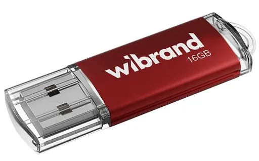 Flash Wibrand USB 2.0 Cougar 16Gb Red - фото 1