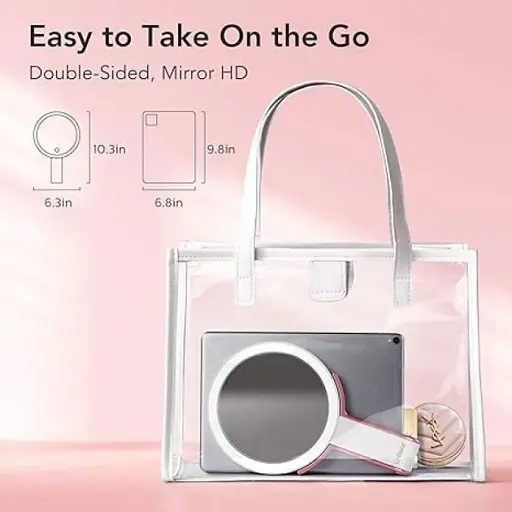 Дзеркало для макіяжу LitBear LB-MM01 Rose Gold - фото 3