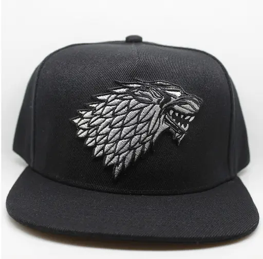 Кепка бейсболка Гра престолів Game of Thrones Будинок Старков чорна - фото 1