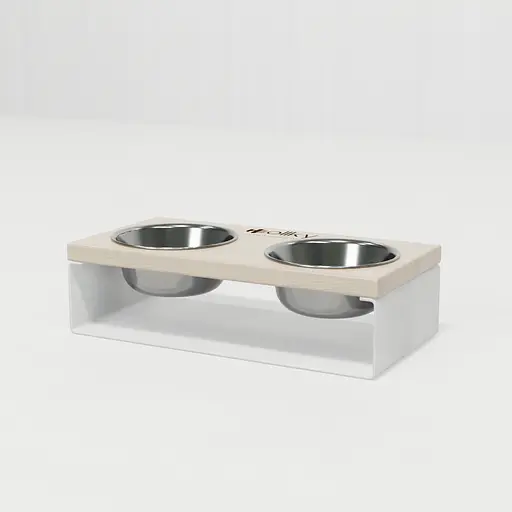 Hollky StellWood — миски на підставці для маленьких собак та котів (2 × 0,45 л) - фото 3