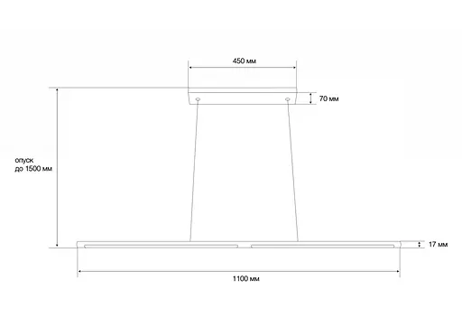 Підвісний світильник MJ-Light KONO HANG 3200K WH 15019 - фото 4