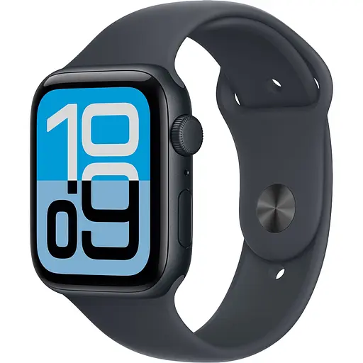 Смарт-годинник Apple Watch SE 3 GPS 44 мм Midnight Aluminum Case with Midnight Sport Band M/L (MEHQ4) [145275]