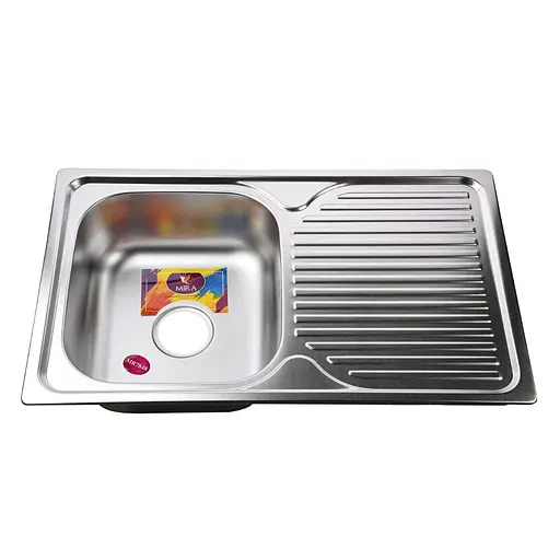 Мийка кухонна Mira MR 7848 D Decor прямокутна 780х480х180 мм 30412 - фото 1