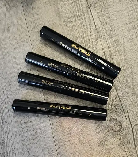 Ручной фонарик XA-G20 алюминиевый корпус литиевые батареи 4х181350 - фото 10