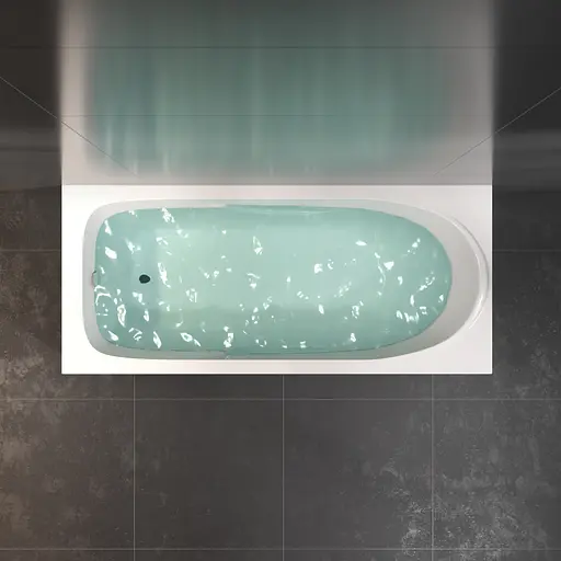 Ванна акриловая Damxa Apollo 160x70 см белый 47WA-160-070W-A Белый - фото 2