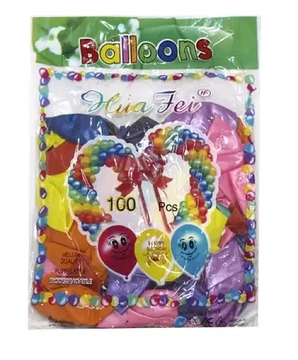 Кульки перламутрові різнокольорові, 2.8 г, 12 дюймів, 100 шт. в упаковці, 8527