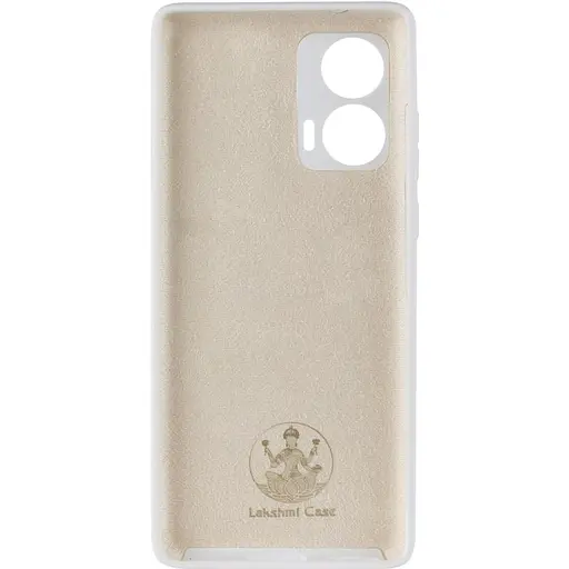 Чохол Silicone Cover Lakshmi Full Camera AA для Motorola Edge 50 Білий / White - фото 3