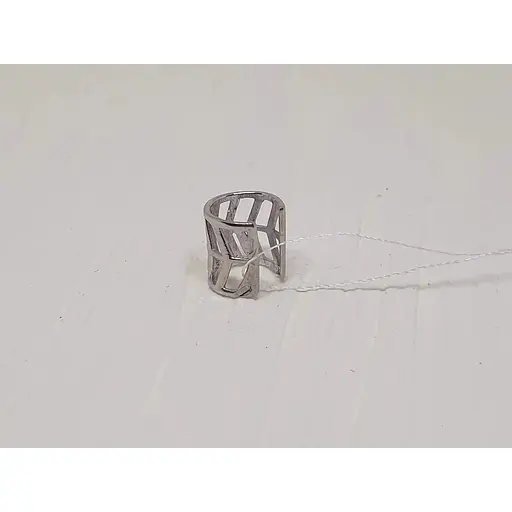 Серебряная серьга-кафф на хеликс.  9132452Р - фото 3