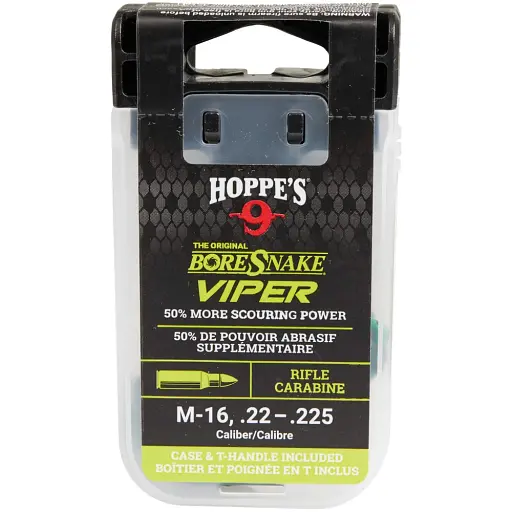 Протяжка Hoppe's Bore Snake Viper для кал .22-.223 c бронзовыми ершами