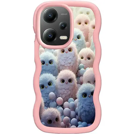 Чохол TPU Cloudy Pictures для Xiaomi Poco X5 5G / Redmi Note 12 5G Owls
