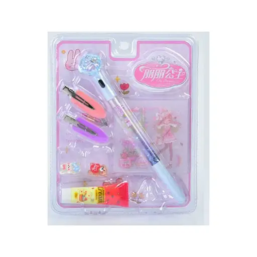 Набір для творчості, прикраси, заколки, наліпки, клей