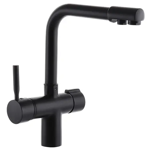 Смеситель для кухни Haiba HANS 021 черный HB0820 - фото 1