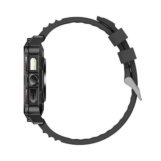 Смарт-часы W&O X7 Plus 44mm 300 mAh IP67 черный - фото 3