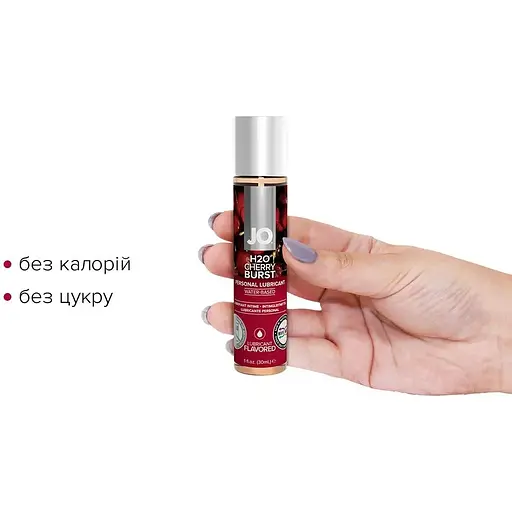 Змазка на водній основі System JO H2O - Cherry Burst (30 мл) - фото 2