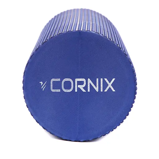 Масажний ролик Cornix EVA+ 45 x 15 см (валик, ролер) XR-0304 Navy Blue - фото 5