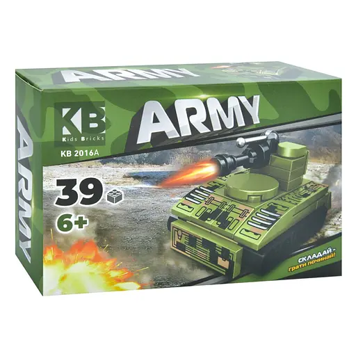 Дитячий конструктор "Військова техніка" KB 2016A 39 деталей